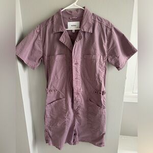 Ladies PISTOLA purple romper size small